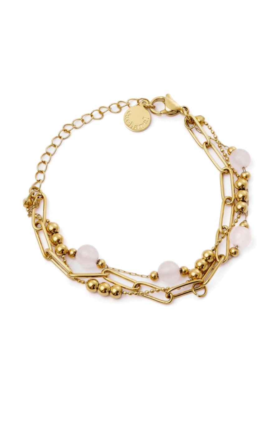 Bracelet Andrea Gold/pink