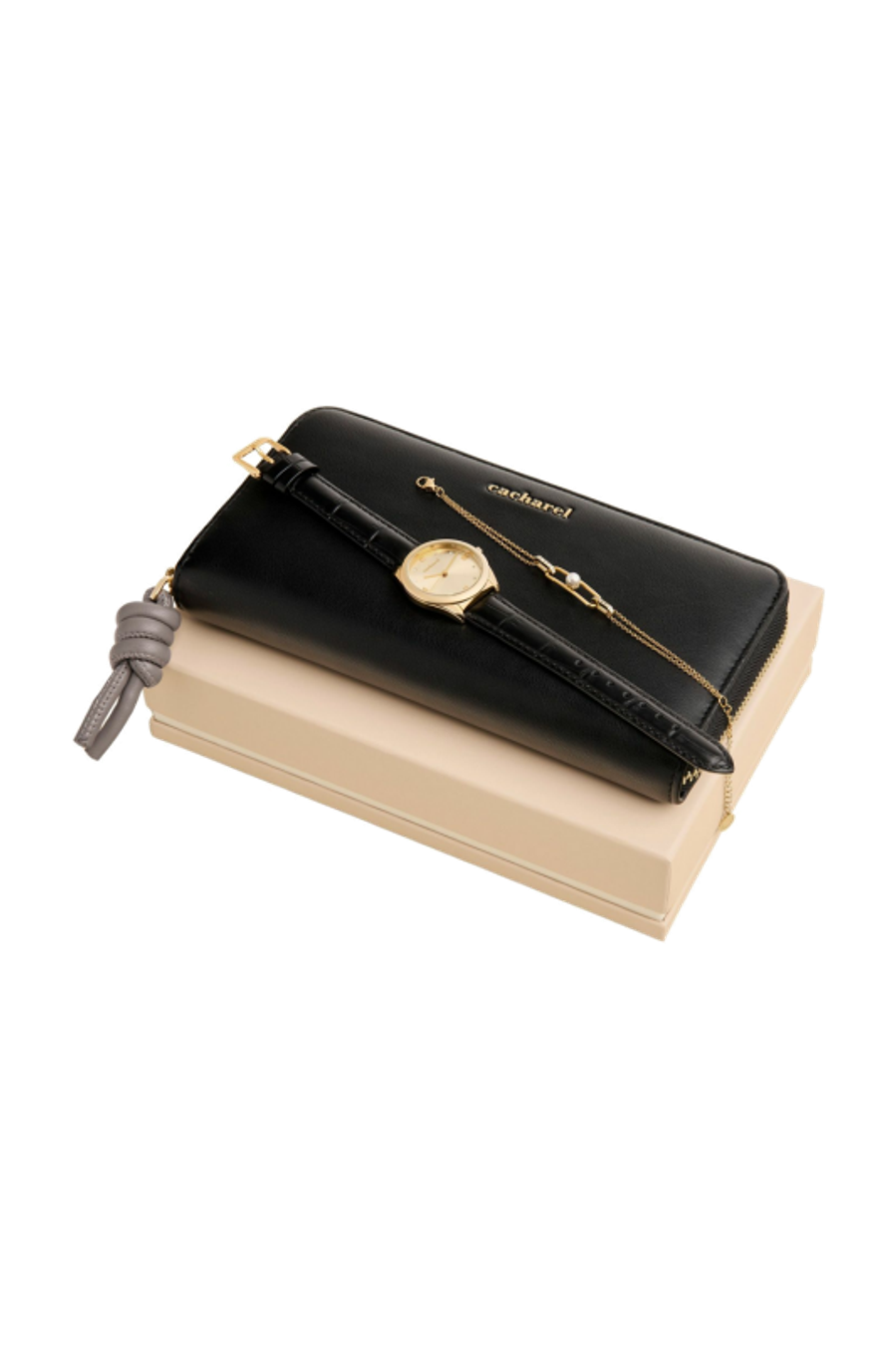 Set Cacharel (brieftasche, armbanduhr & armband)