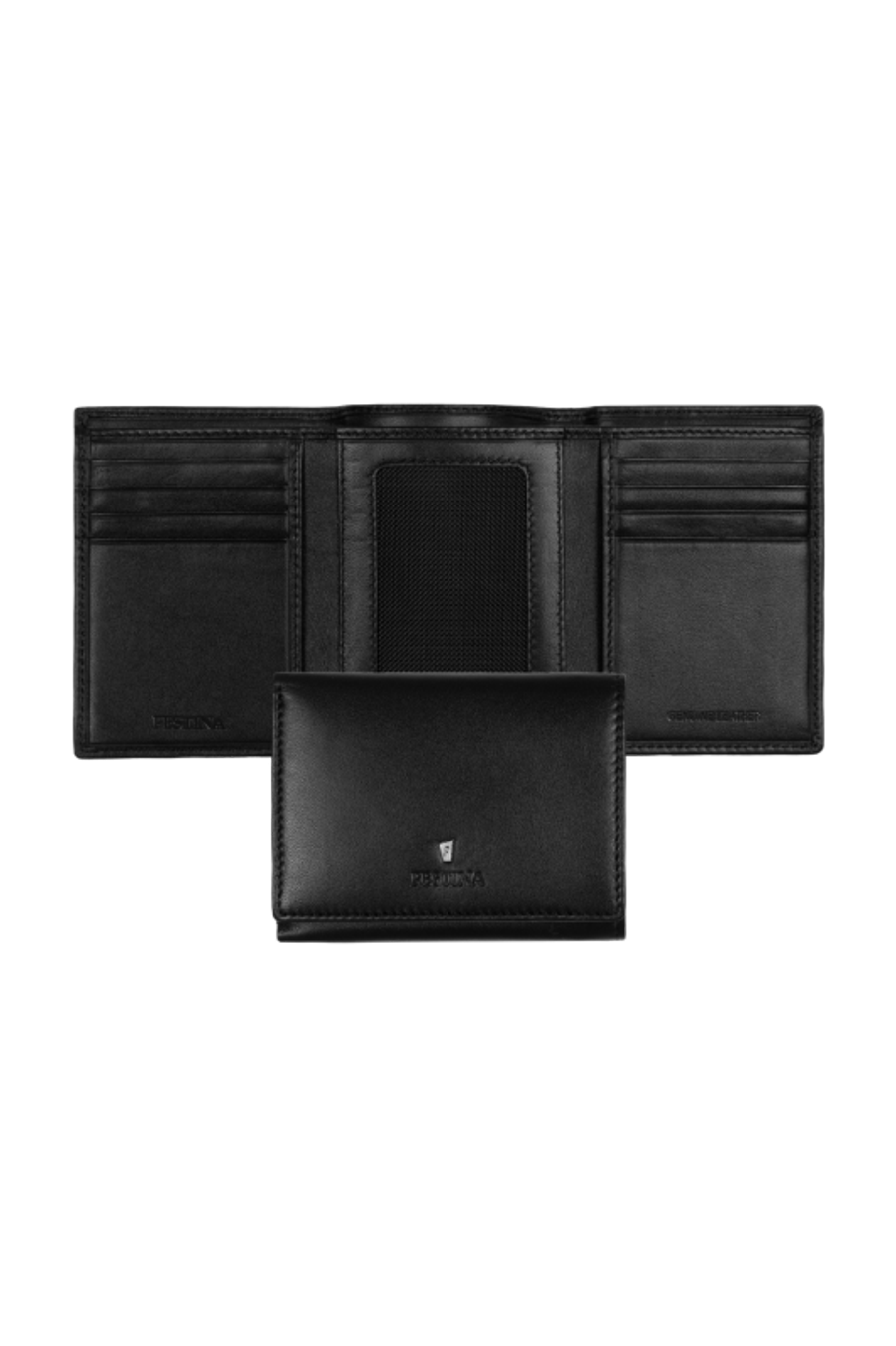 Porte-cartes Trifold Classicals Black