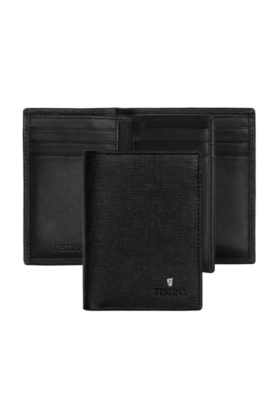 Card holder with flap Chronobike Black