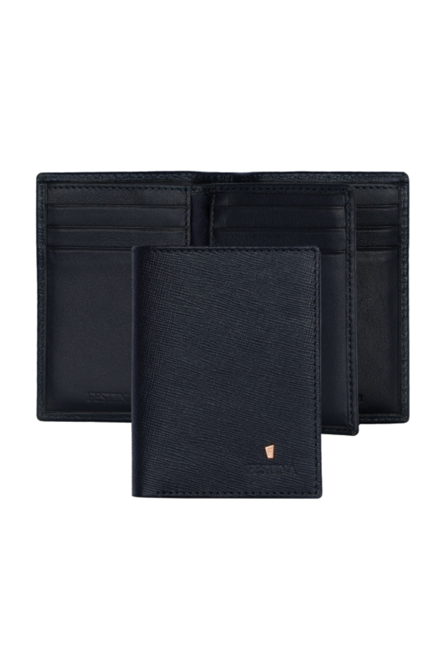 Card holder with flap Chronobike Navy