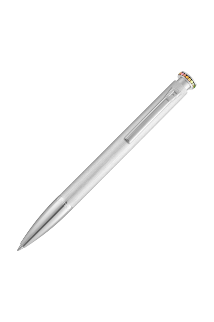 Kugelschreiber Mademoiselle Rainbow Silver