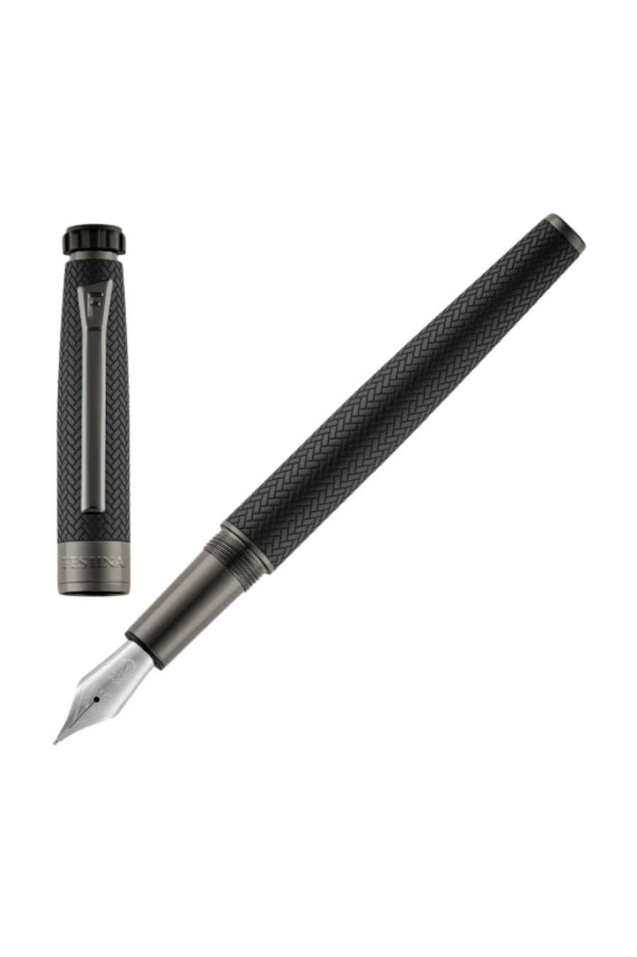 Füllfederhalter Interlace Black
