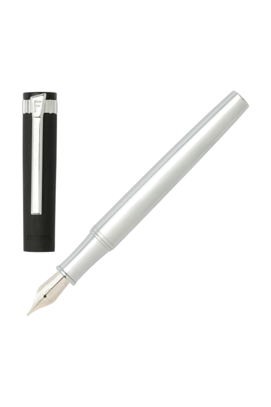 Stilografica Prestige Chrome Black
