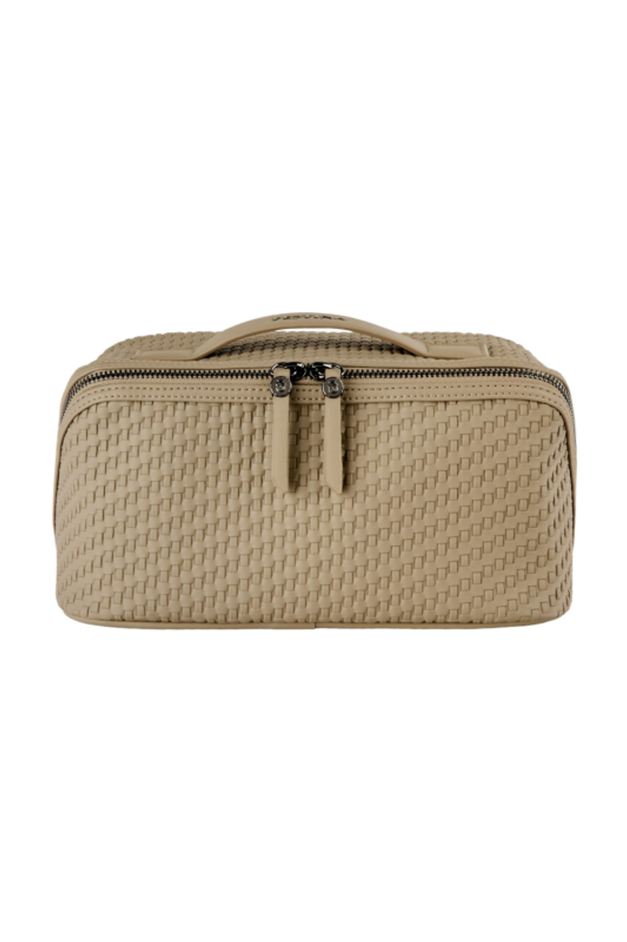 Toilettentasche Interlace Taupe