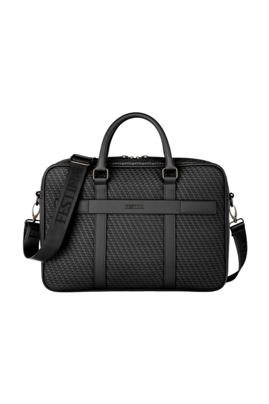 Borsa Documento Interlace Black