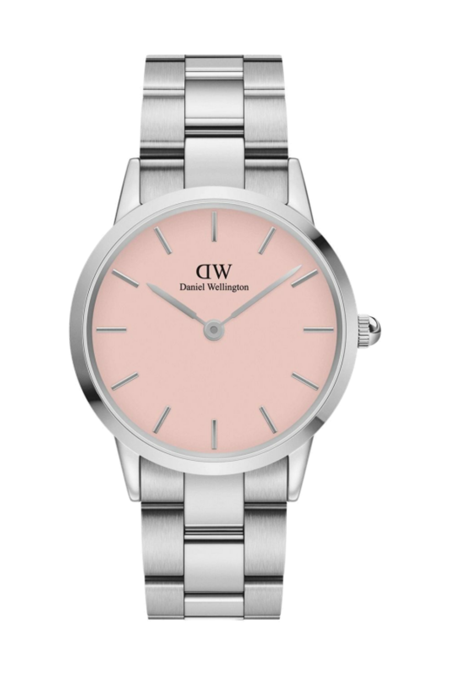 Armbanduhr Iconic Link Silver&Pastel-pink D36