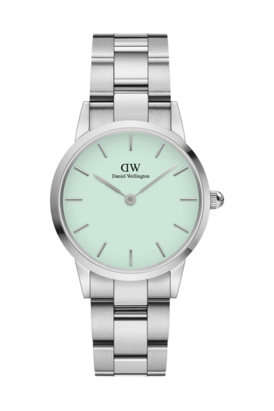Watch Iconic Link Silver&Pastel-green D28