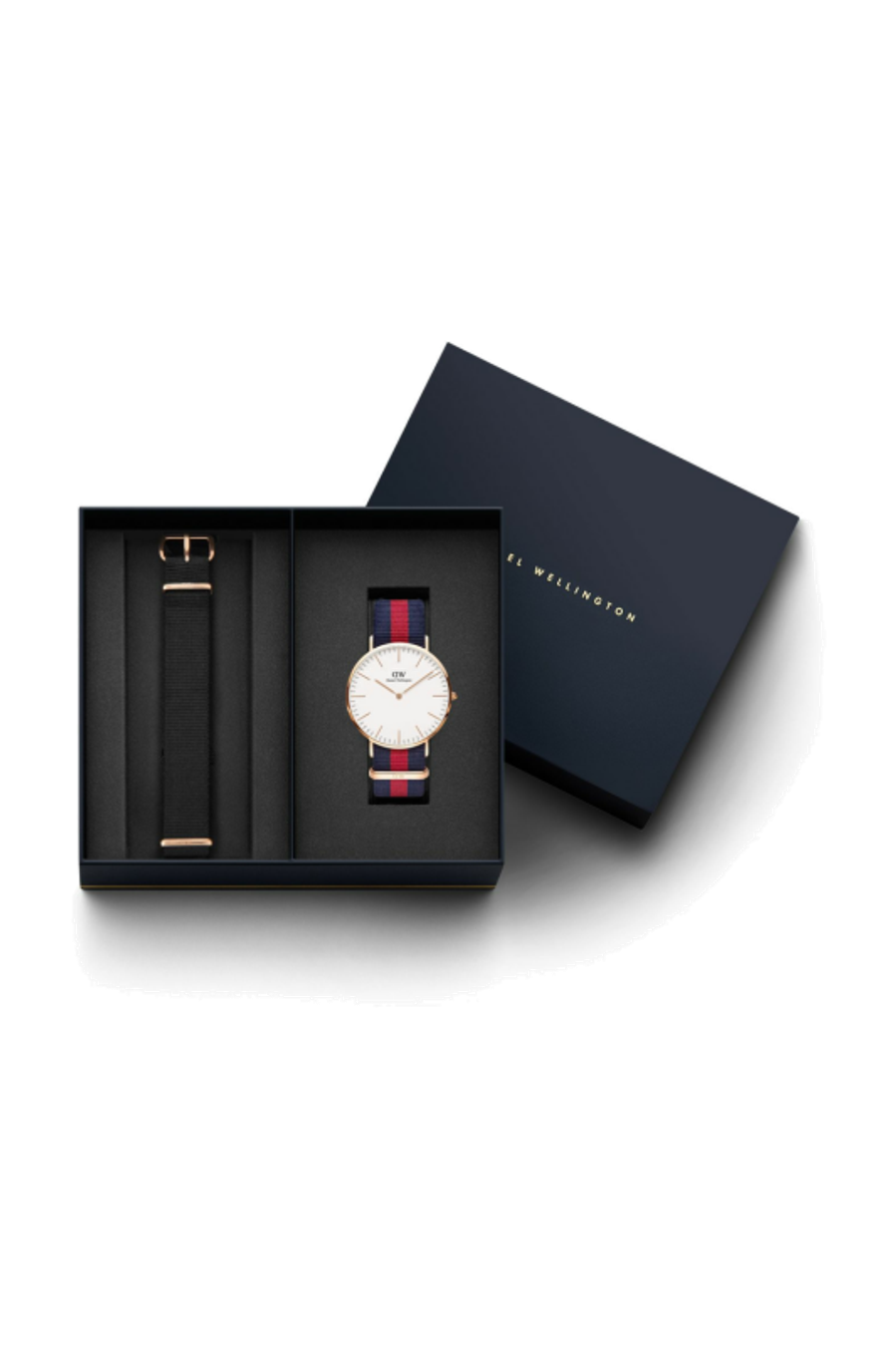 Watch set Classic Oxford RG&White D40 + Bracelet Classic Cornwall Rose-gold L20
