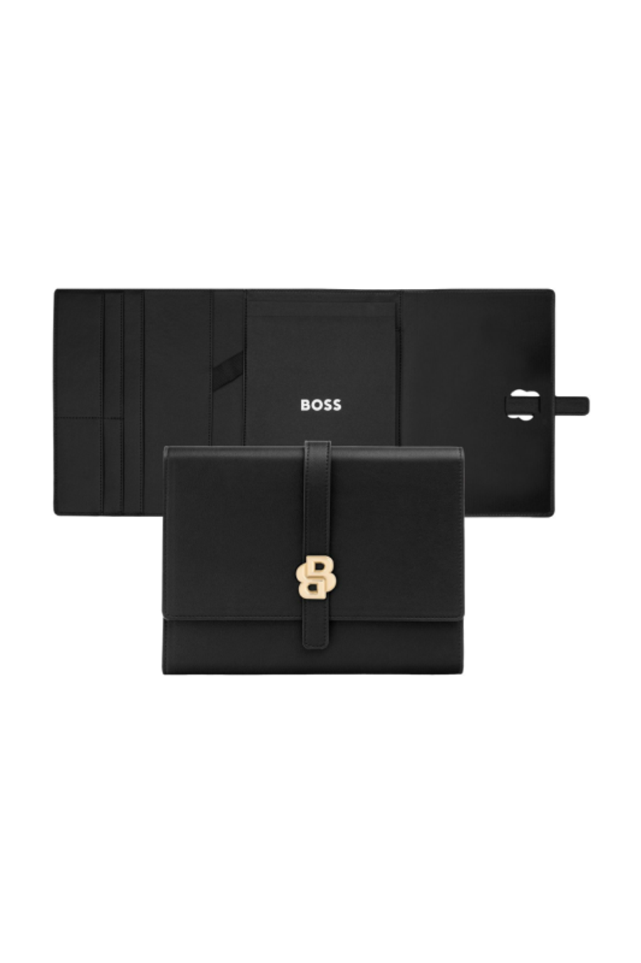 A5 Schreibmappe Double B Black & Gold