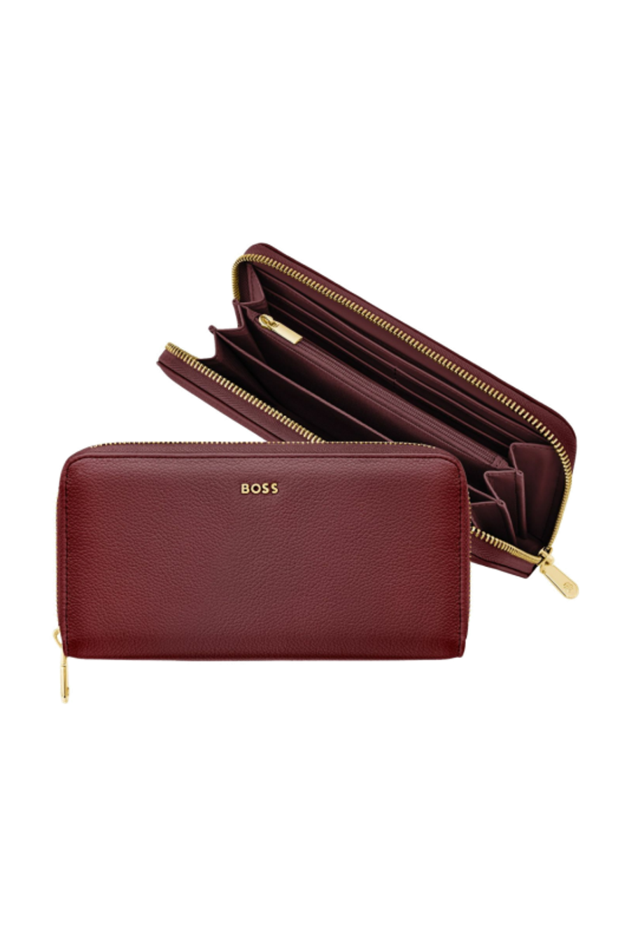 Portefeuille voyage Signature Lady Burgundy