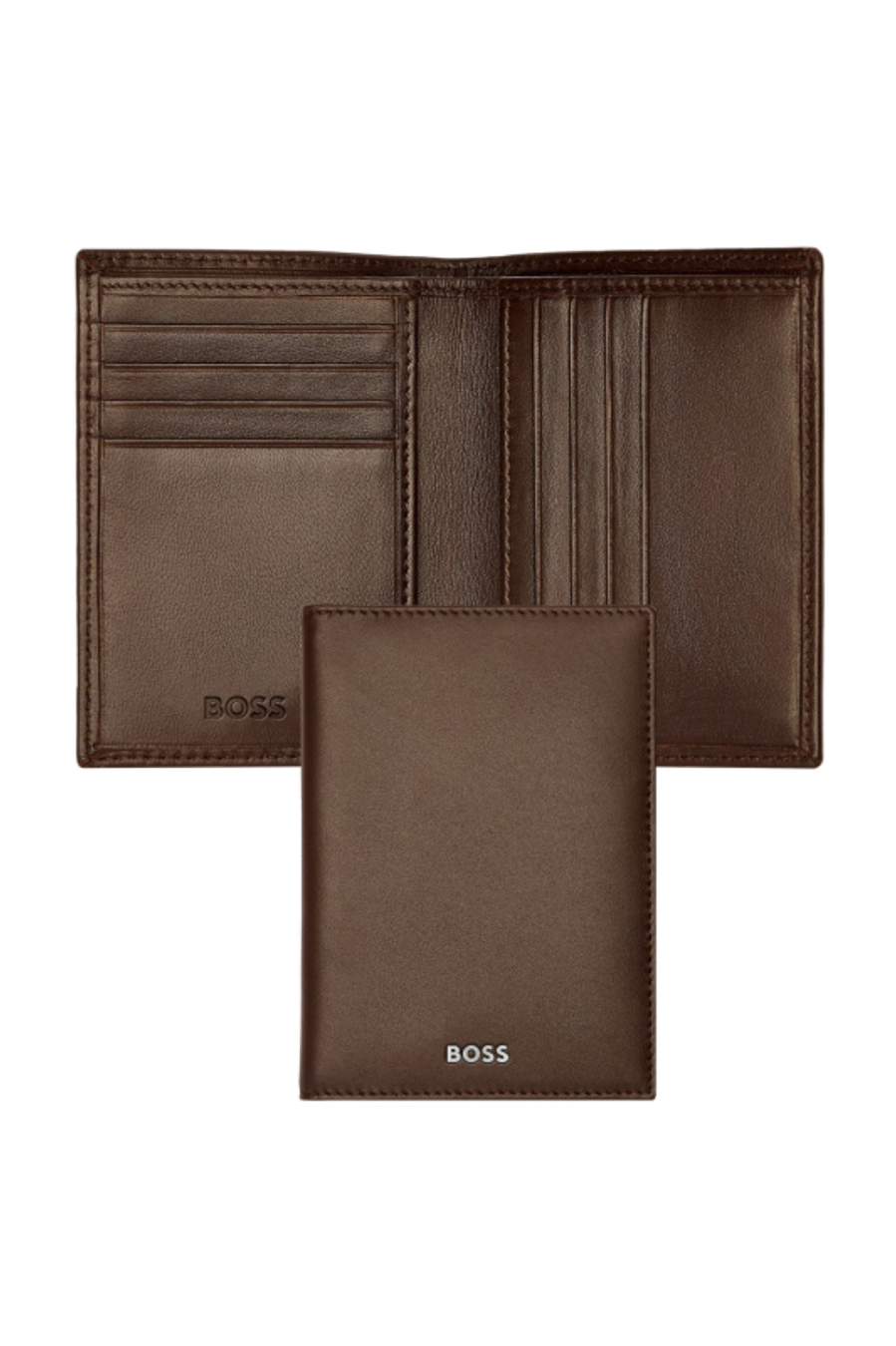 Porta card Classic Smooth Brown