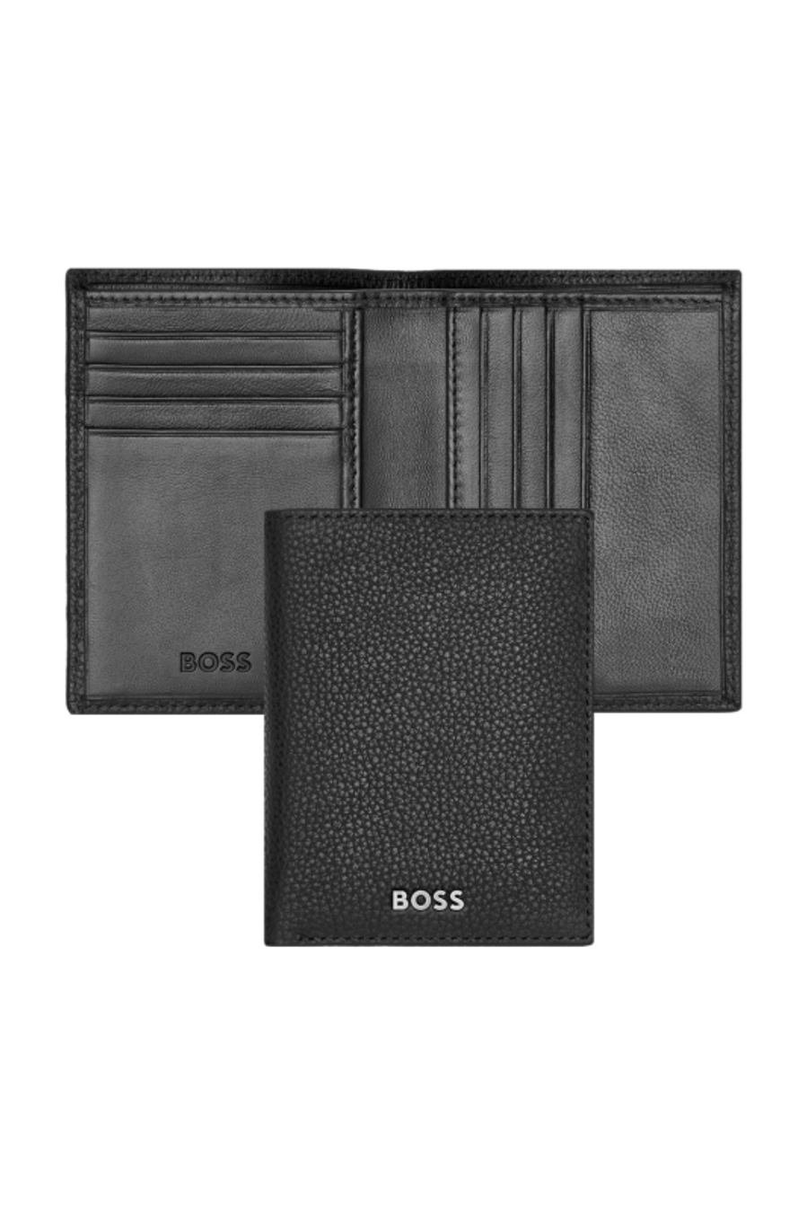 Porta card Classic Grained Black