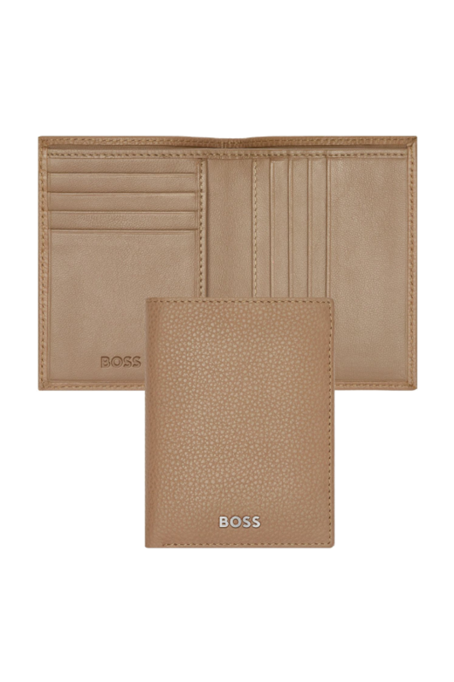 Doppelkartenhalter Classic Grained Camel