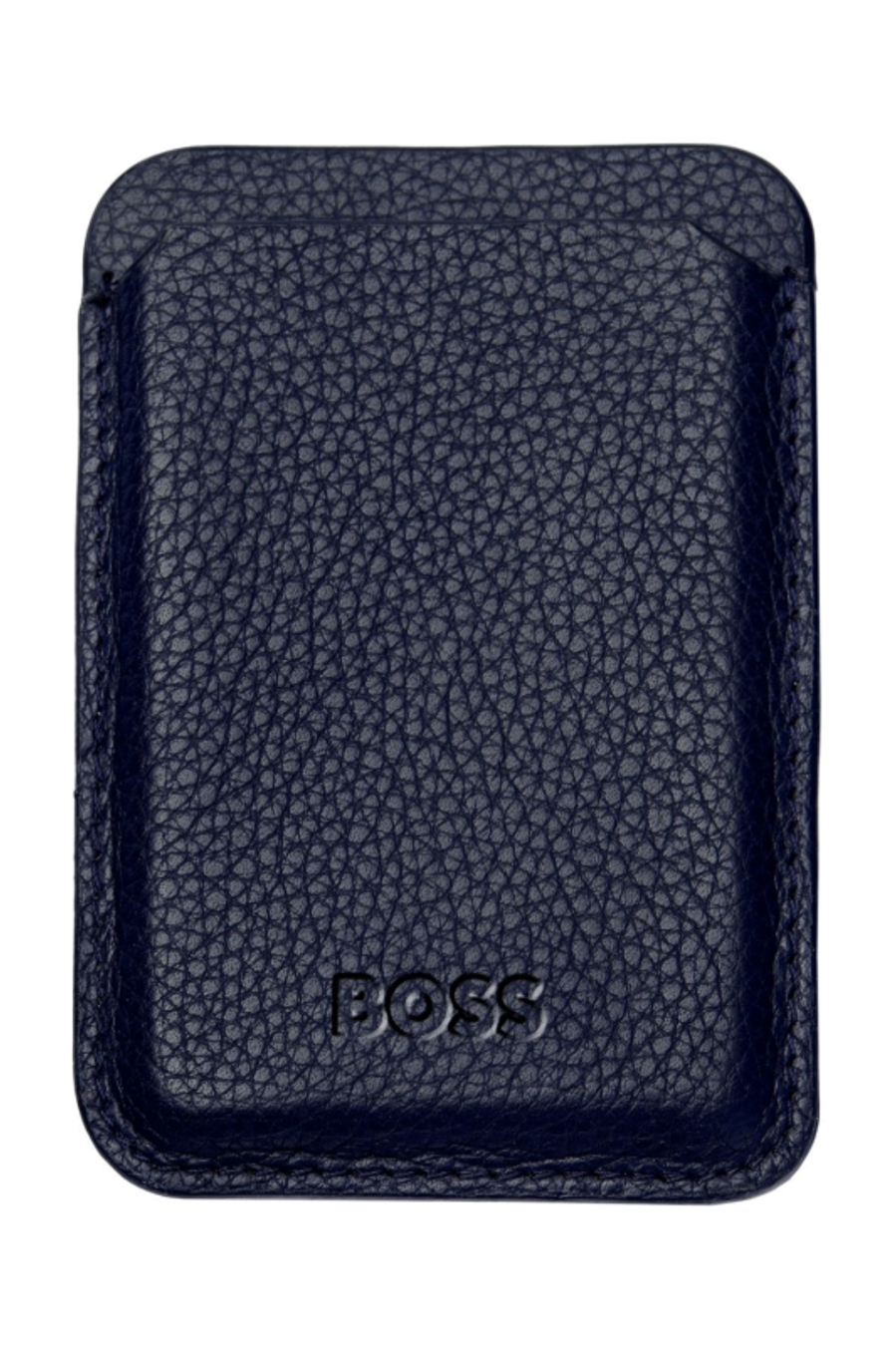 Magnetic card holder for smartphone Magnet Mobile Classic Grained Navy