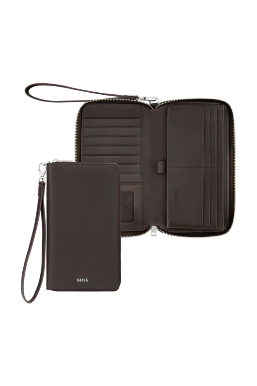Travel wallet Classic Smooth Brown