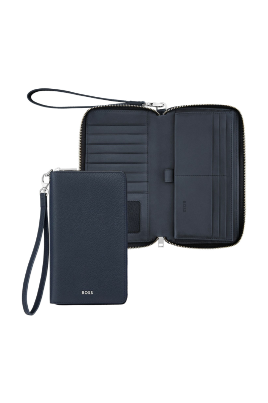 Travel wallet Classic Grained Navy