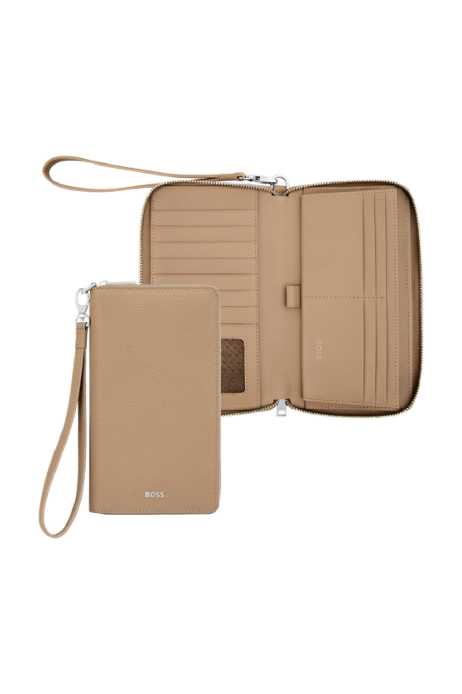 Brieftasche Classic Grained Camel