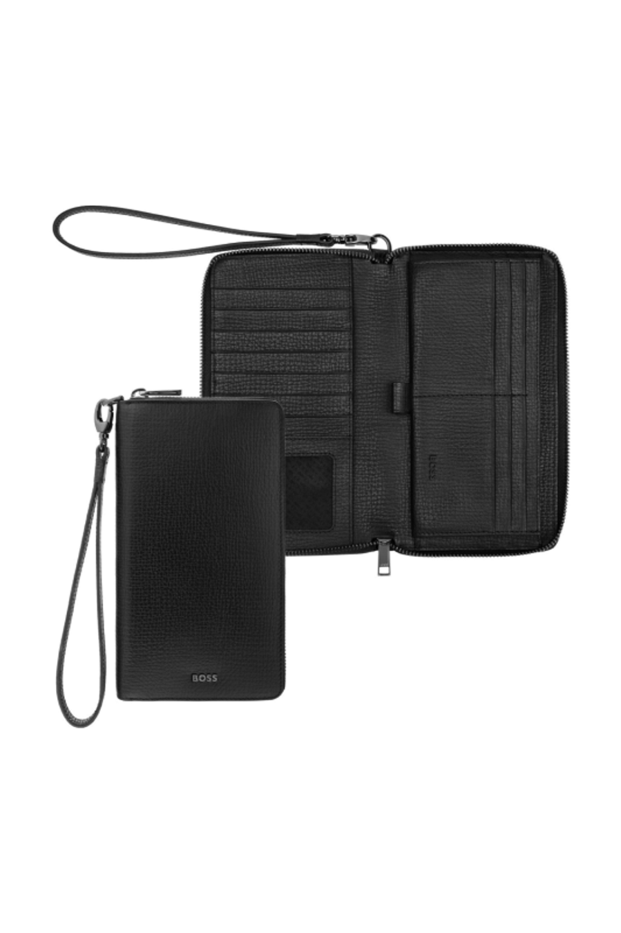 Brieftasche Grid Black