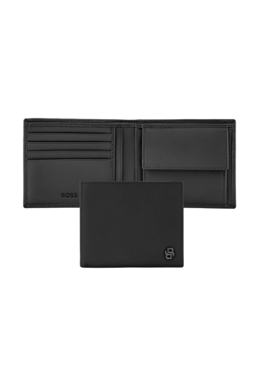 Brieftasche & geldbörse Double B Saffiano Black