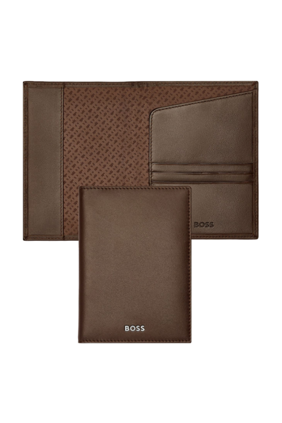 Passport holder Classic Smooth Brown