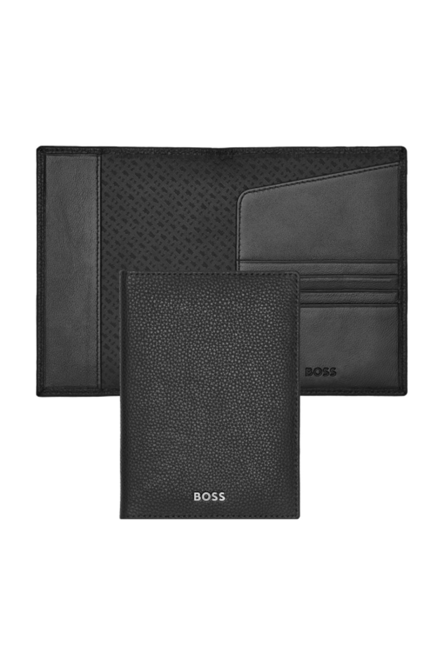 Passport holder Classic Grained Black