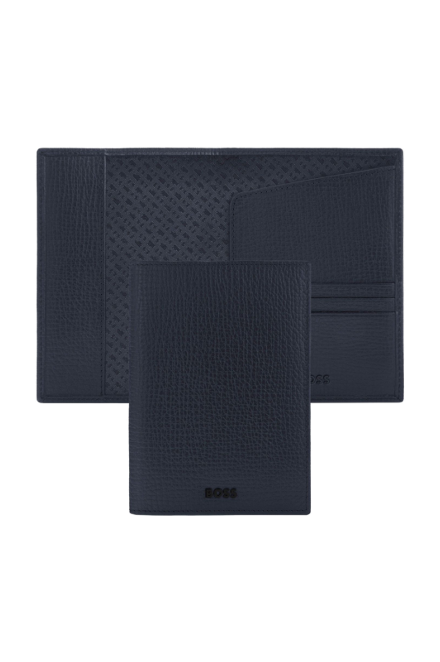 Reisebrieftasche Grid Navy
