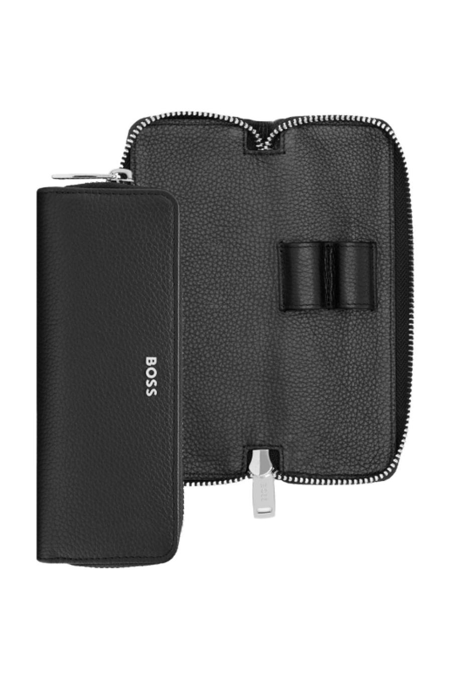 Custodia per strumenti di scrittura Classic Grained Black