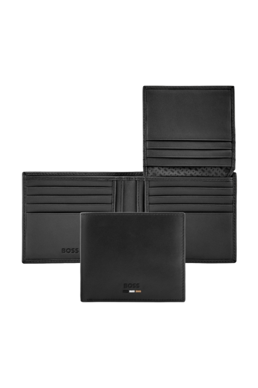 Portafoglio per carte con patta Emblematic Black