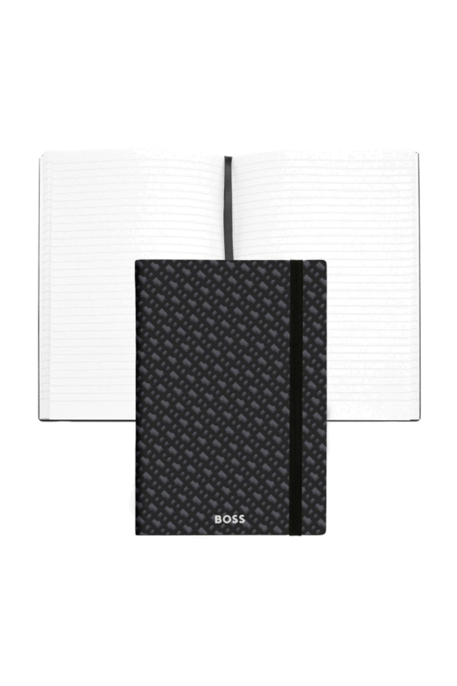 A5 Notizbuch Monogram Grey Lined