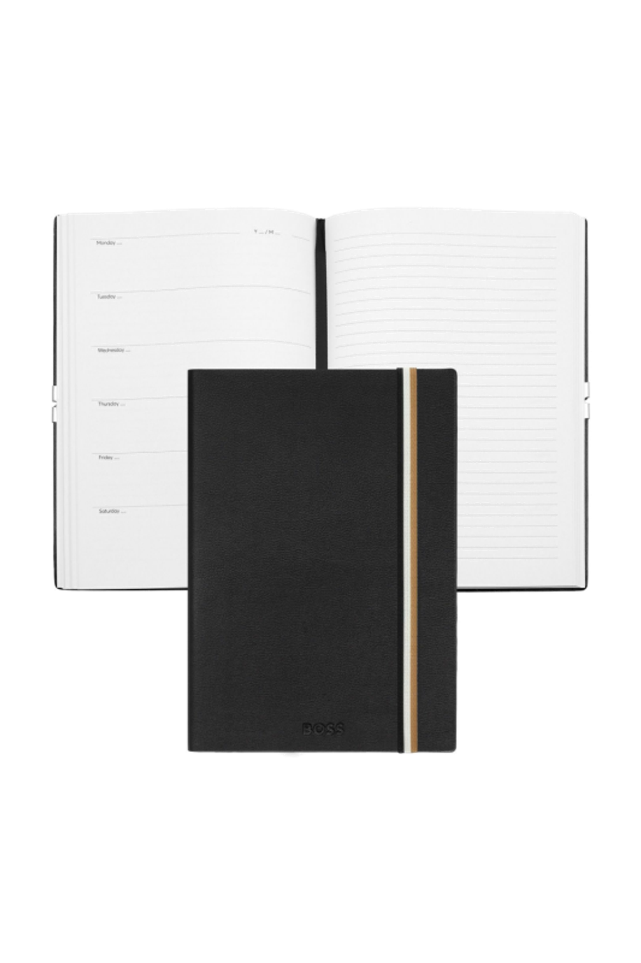 A5 Notizbuch Iconic Black Agenda