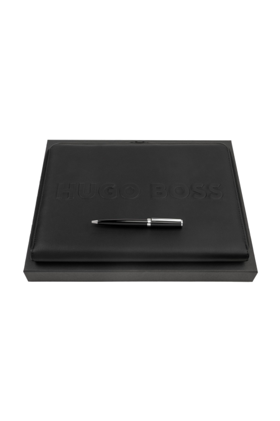 Parure HUGO BOSS (stylo bille & conférencier A4)