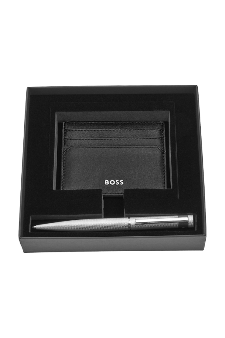 Parure HUGO BOSS (stylo bille & porte-cartes)