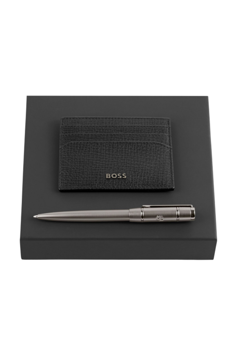 Set HUGO BOSS (kugelschreiber & visitenkartenetui)