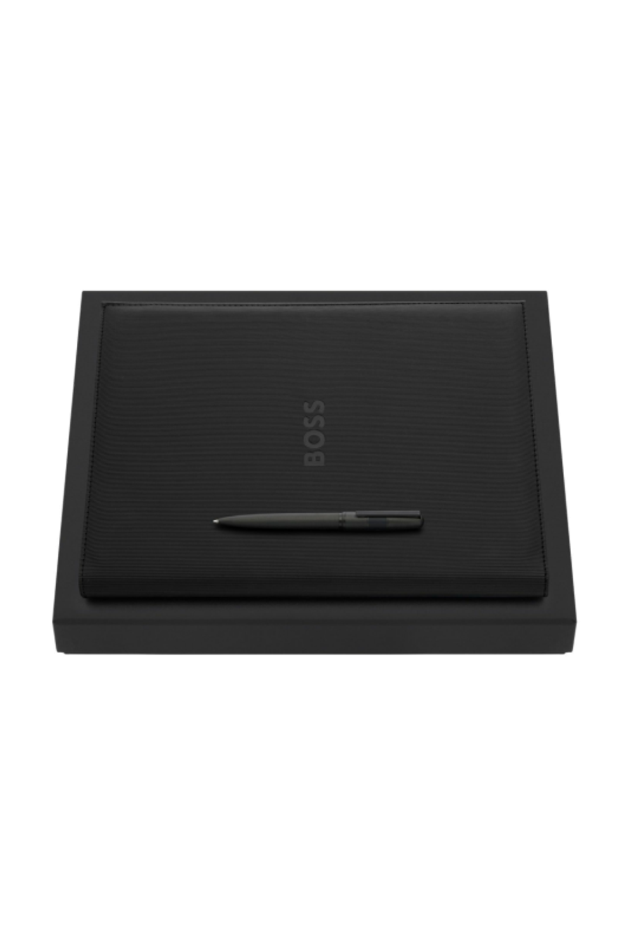 Set HUGO BOSS Black (kugelschreiber & A4 schreibmappe)