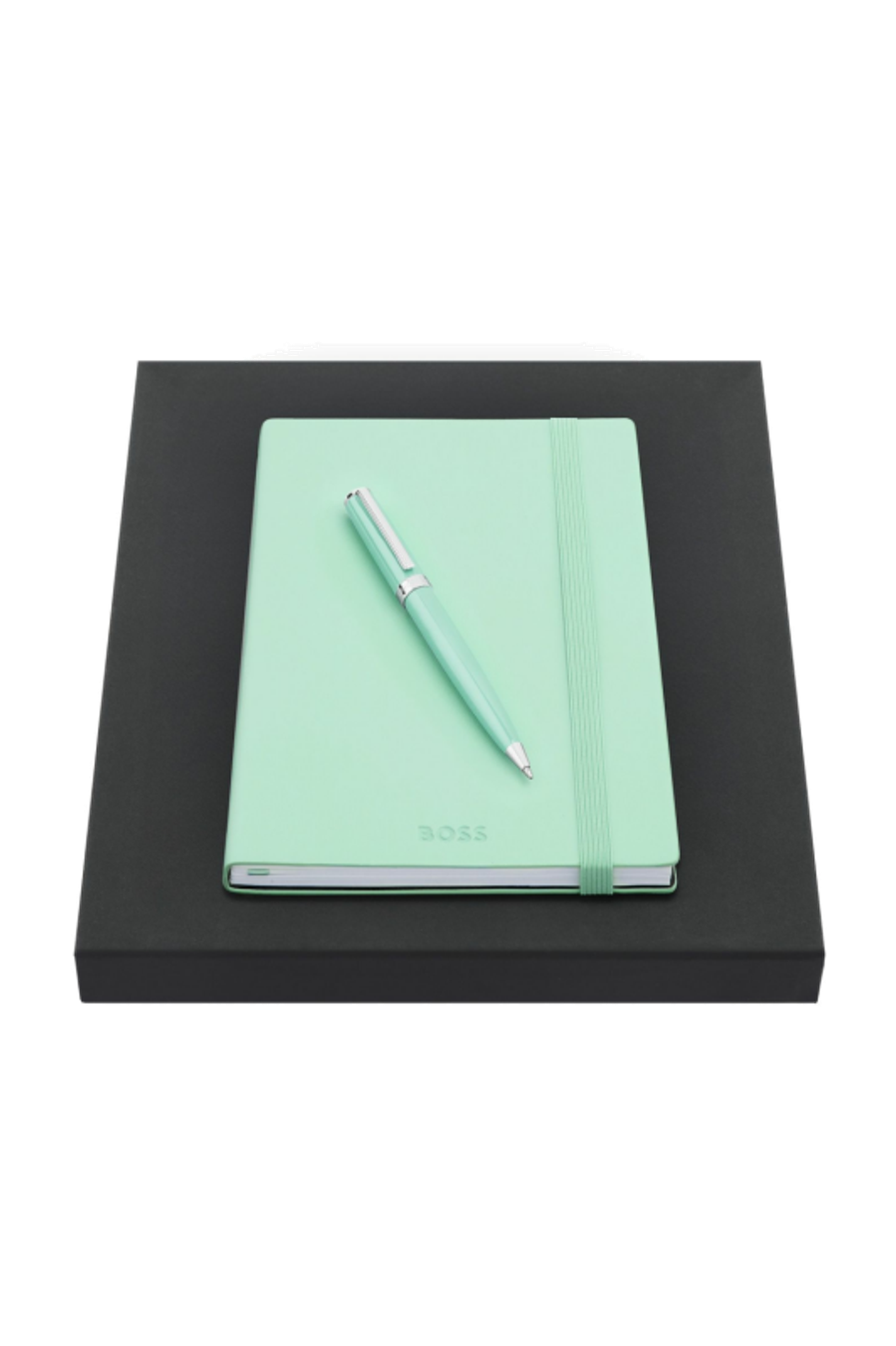 Set HUGO BOSS Light Green (kugelschreiber & notizblock A5)