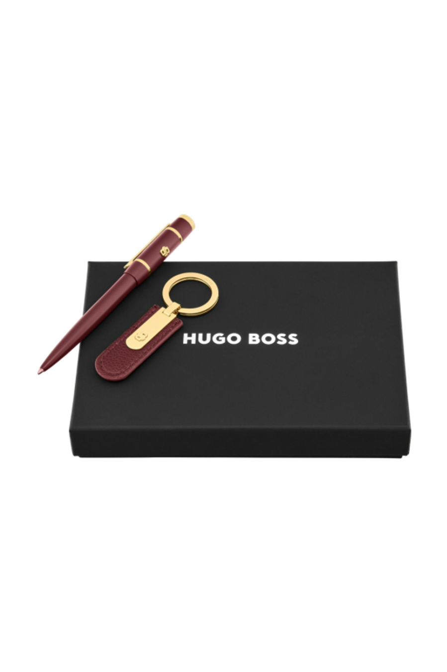Set HUGO BOSS Burgundy (kugelschreiber & schlüsselring)