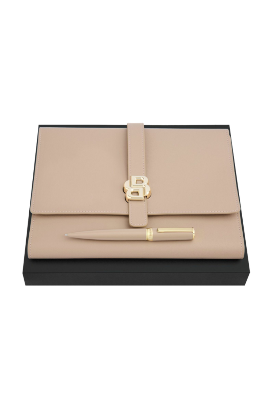 Set HUGO BOSS Nude (kugelschreiber & A5 schreibmappe)