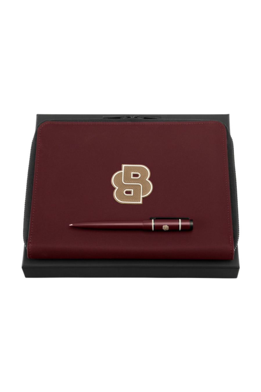 Set HUGO BOSS Burgundy (kugelschreiber & A5 konferenzmappe)