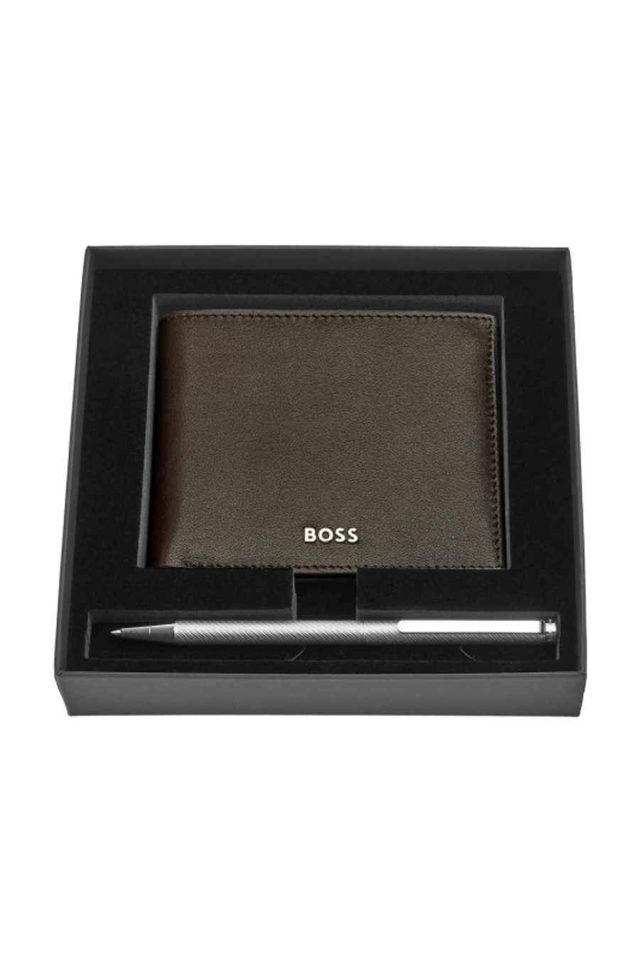 Parure HUGO BOSS (stylo bille & portefeuille)