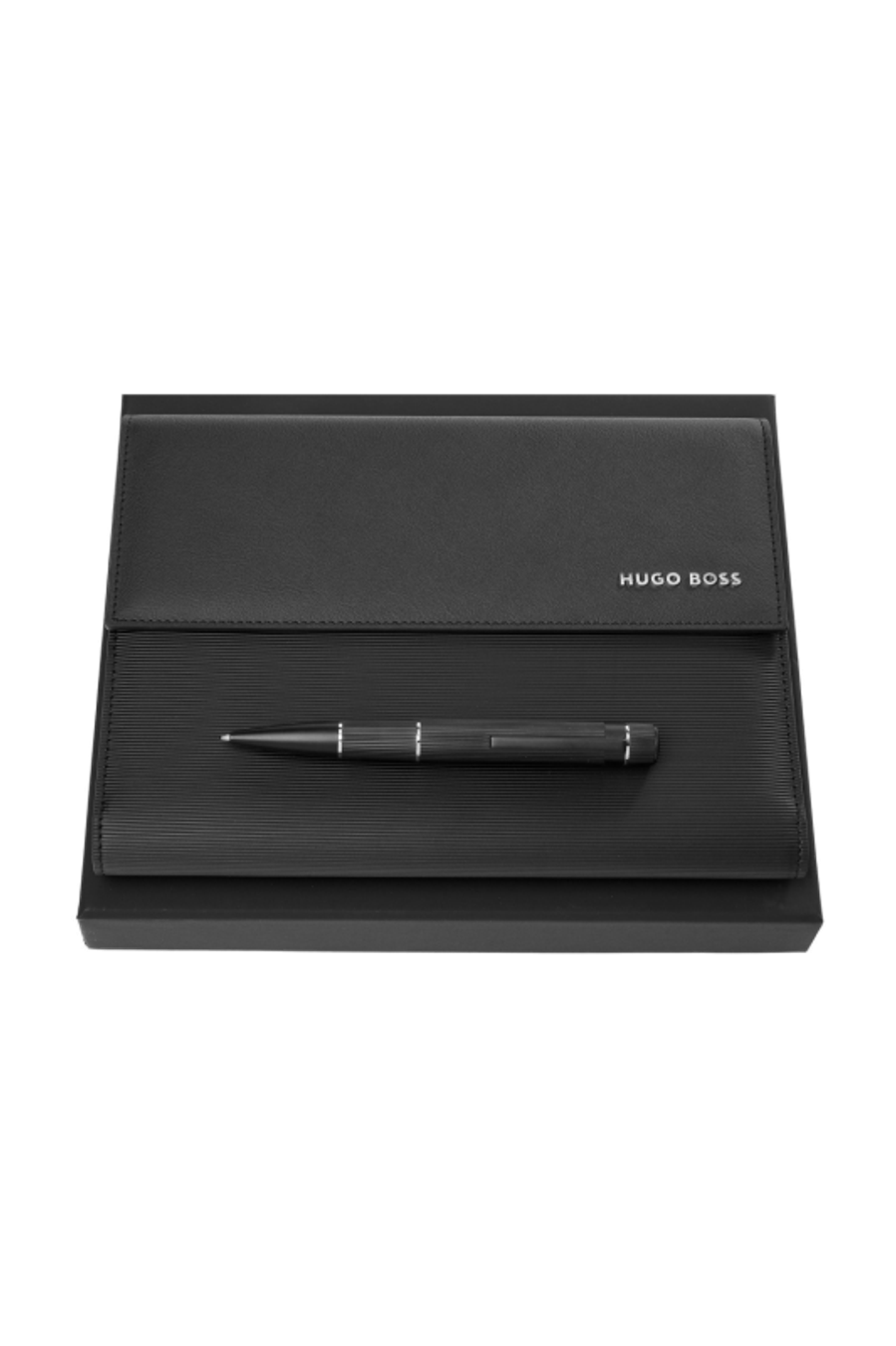 Set HUGO BOSS Black (kugelschreiber & A5 schreibmappe)