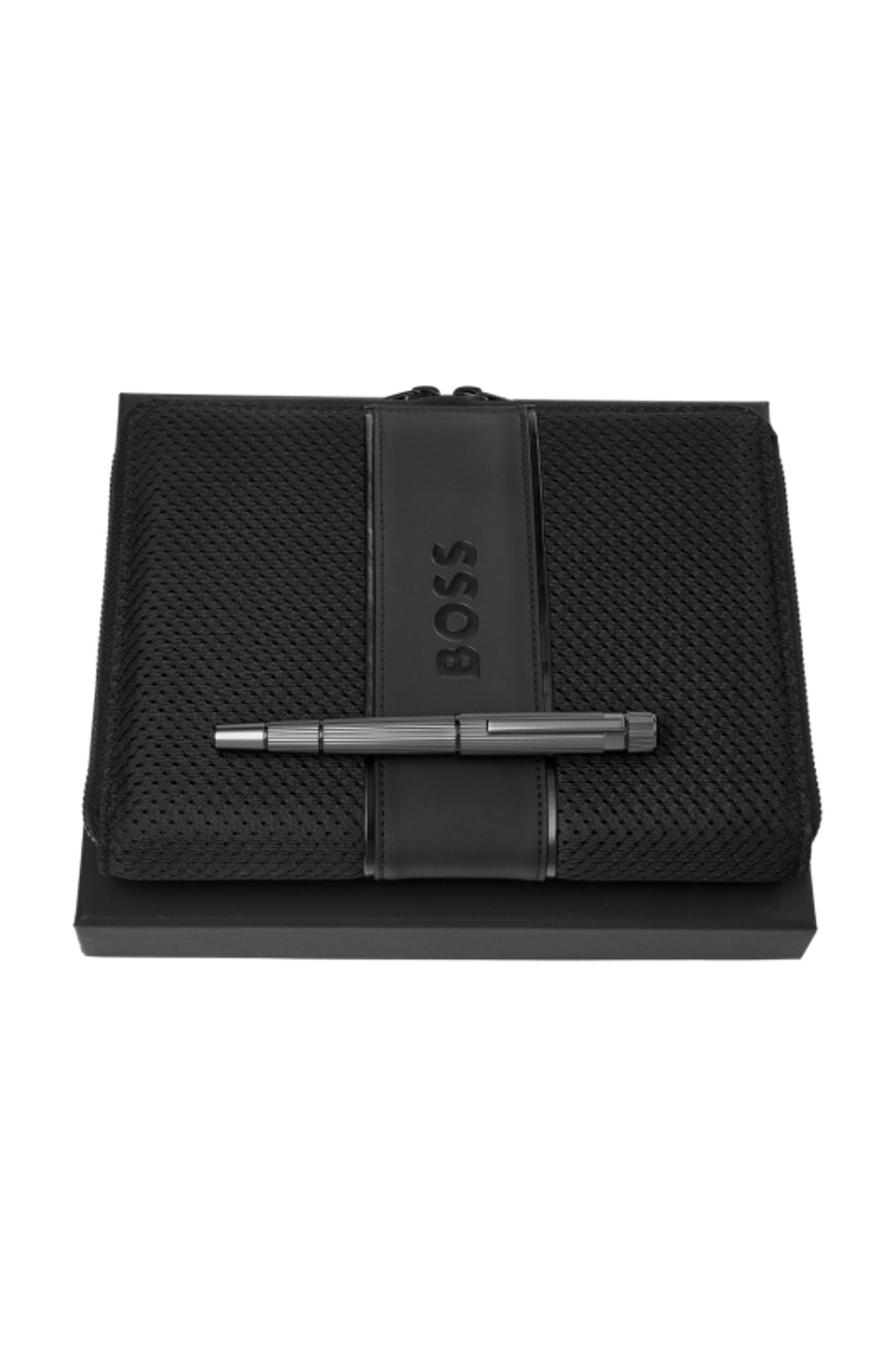 Parure HUGO BOSS (stylo roller & conférencier A5)