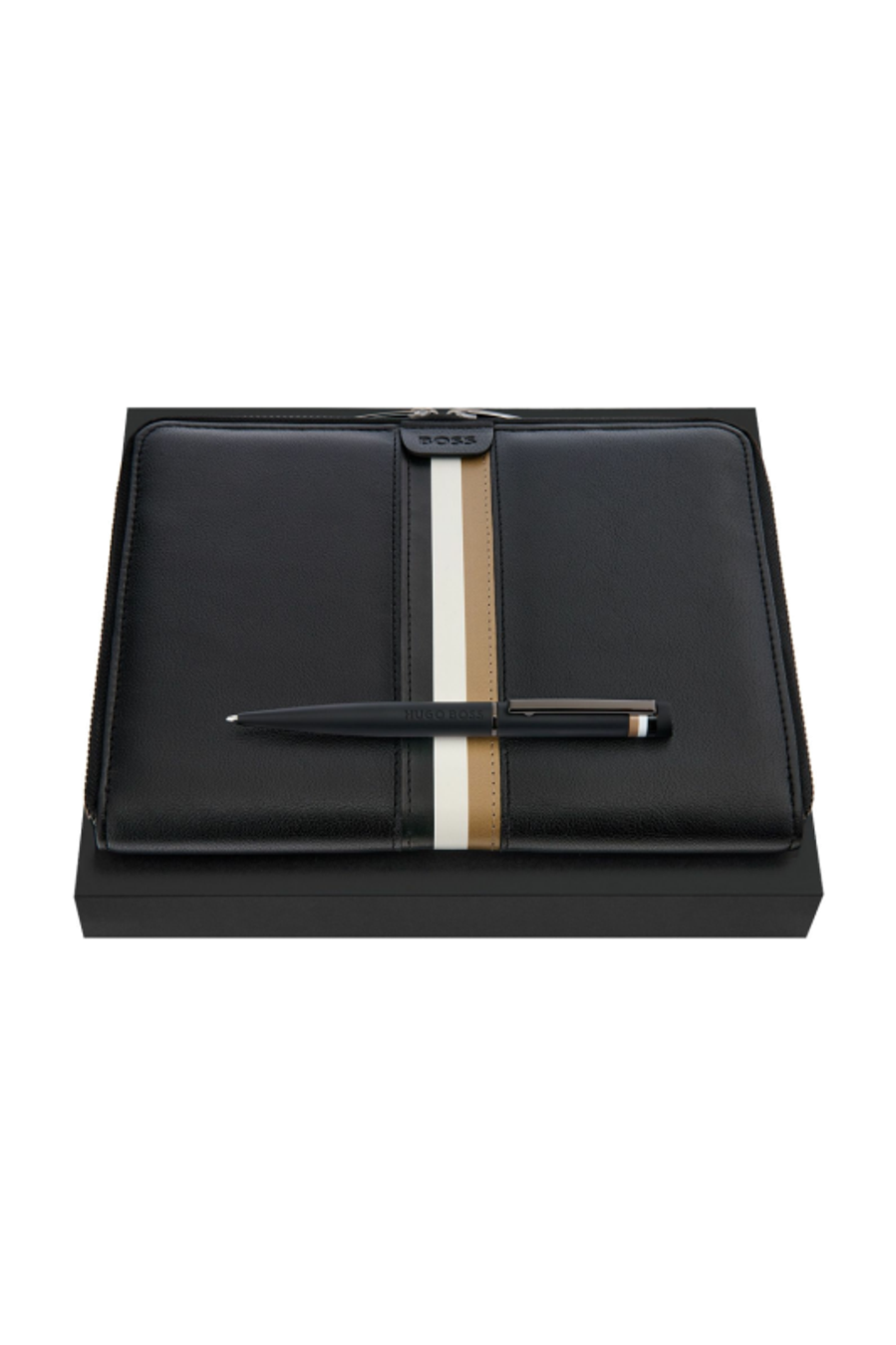 Set HUGO BOSS Black (kugelschreiber & A5 konferenzmappe)