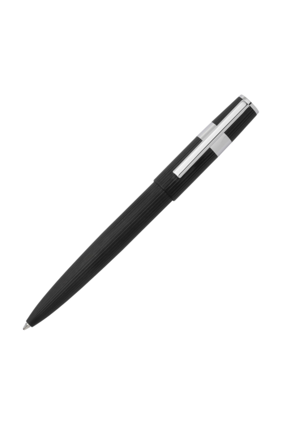 Penna a sfera Gear Pinstripe Black / Chrome