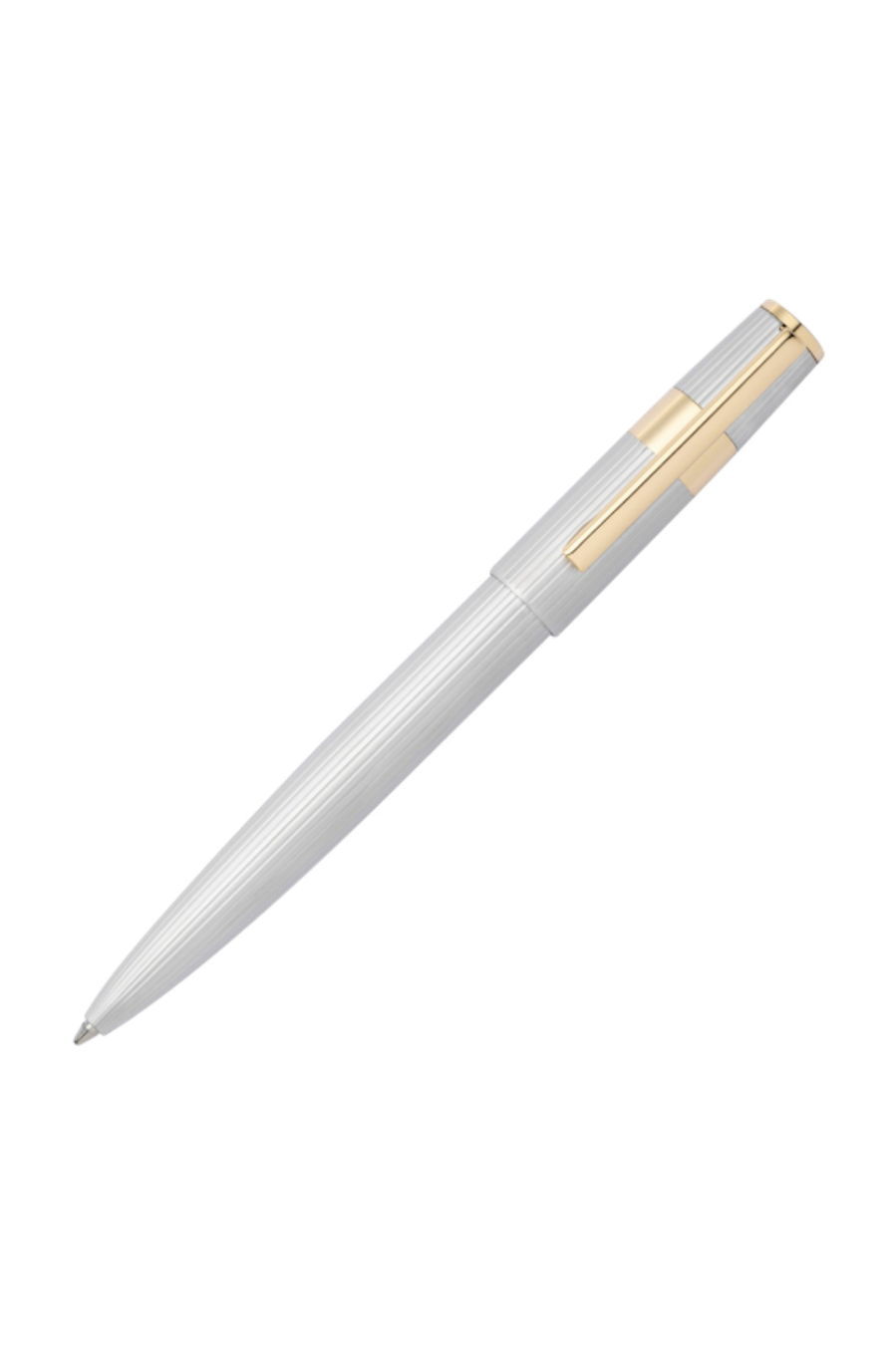 Penna a sfera Gear Pinstripe Silver / Gold