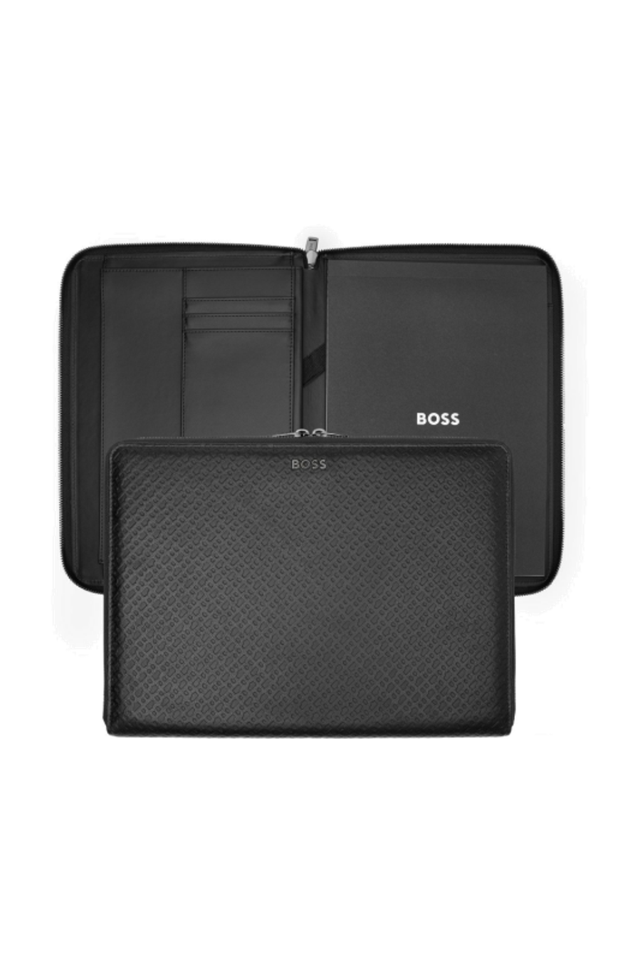 portablocco A4 Monogram Zipped Black