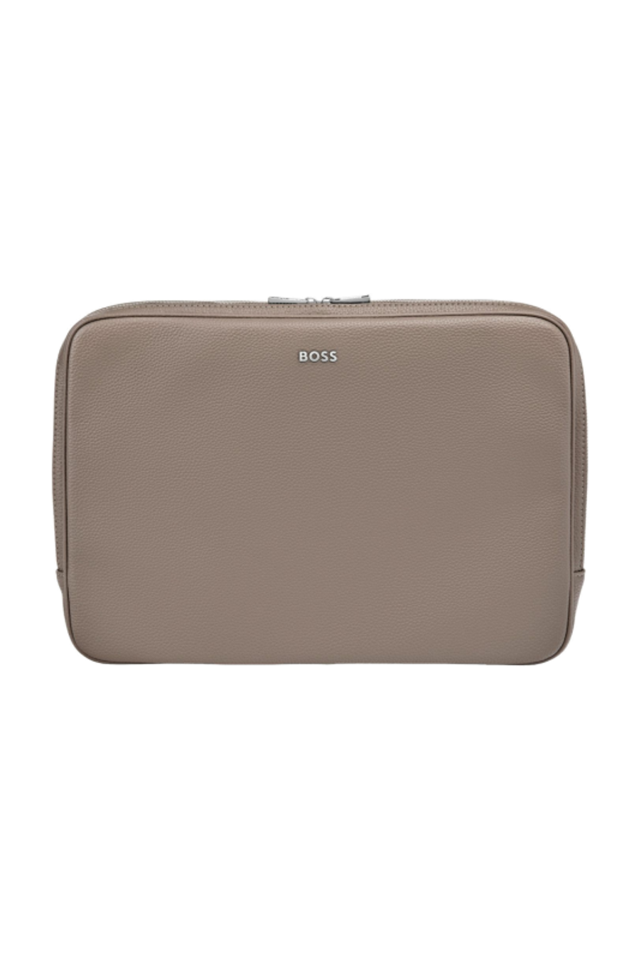 Borsa Computer Classic Grained Taupe