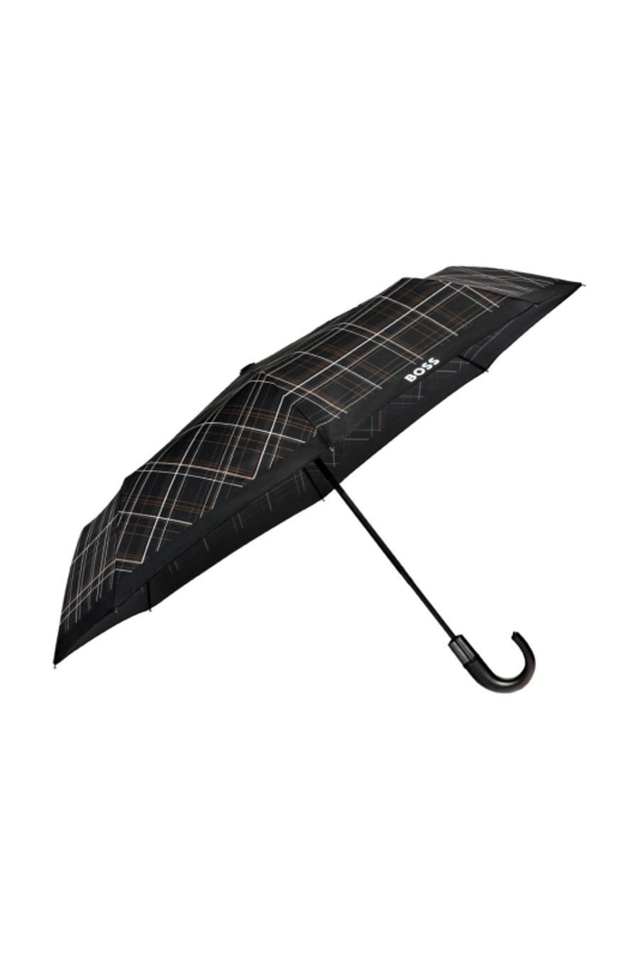 Ombrello Checkered Black