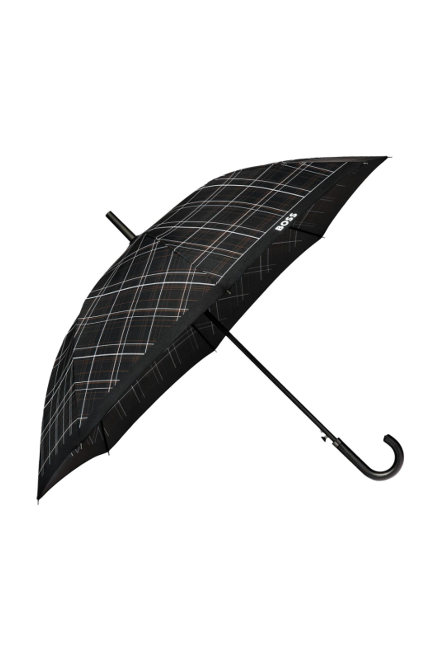 Parapluie Checkered Black