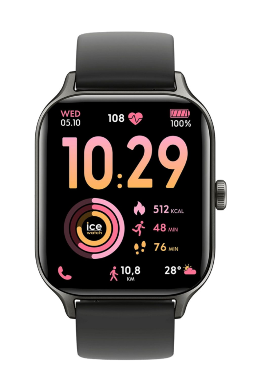 Smartwatch Ice fit RT 3.0 Black